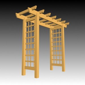 3d pergola