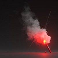Handheld Safety Flare Animated Volumetric For Blender