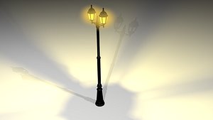 Twin Lamp Post