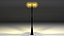 lamp post basic lighting 3d model