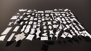 Tensile Structures Collection -A6 3D