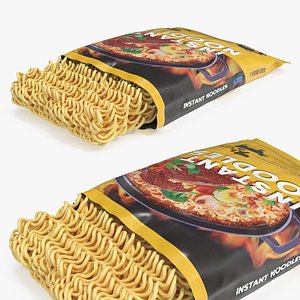 3D Open Pack with Instant Noodles