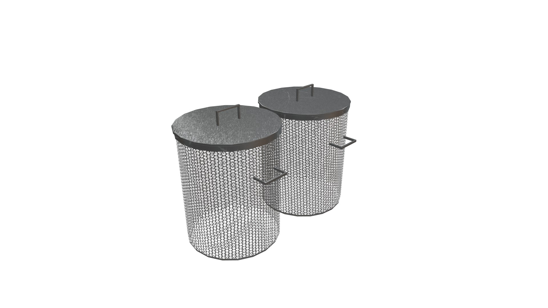 Dustbin 3D model - TurboSquid 2172668