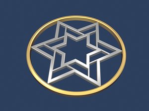 star david circle 3D