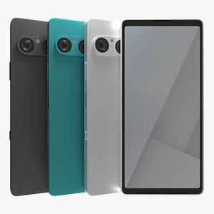 3D Sony Xperia 10 VII All Color model