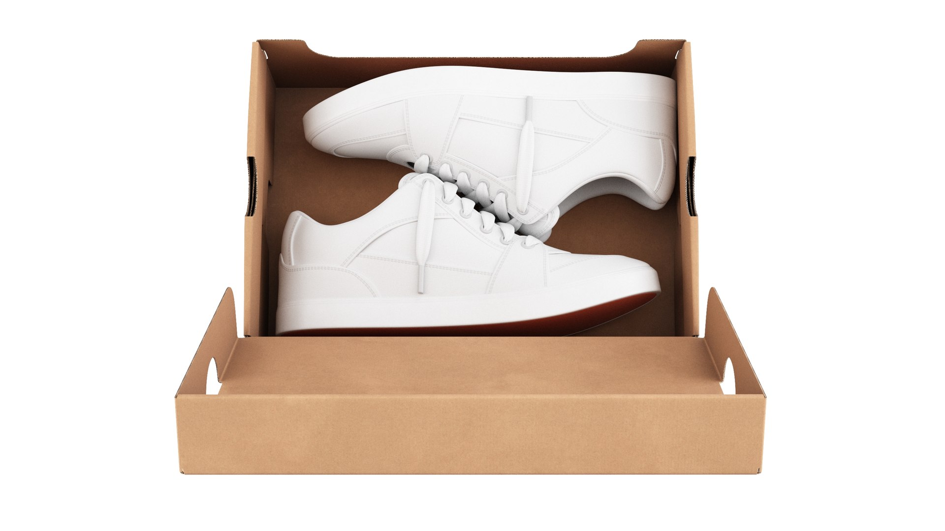 Shoe Box With Sneakers Model - TurboSquid 2379398