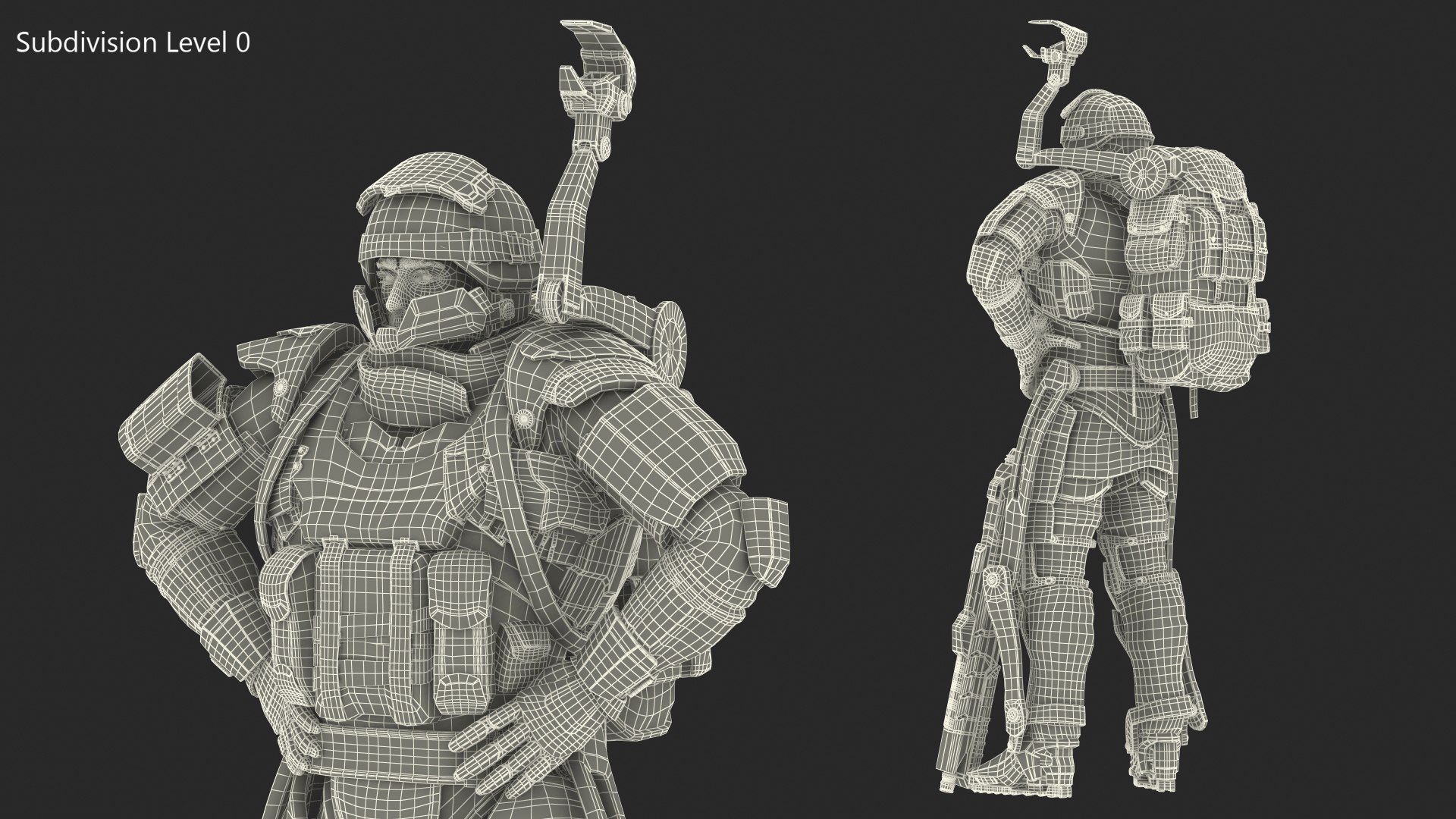 3D Soldier in Futuristic Exoskeleton Idle Pose model https://p.turbosquid.com/ts-thumb/J1/2r7jlg/bT/soldierinfuturisticexoskeletonidleposemb3dmodel024/jpg/1701745291/1920x1080/fit_q87/05777f0663e31bd4db35272a791ccac8a6dc945f/soldierinfuturisticexoskeletonidleposemb3dmodel024.jpg