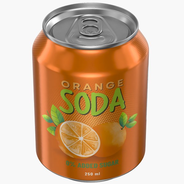 Standard Soda Can 250ml 3D model