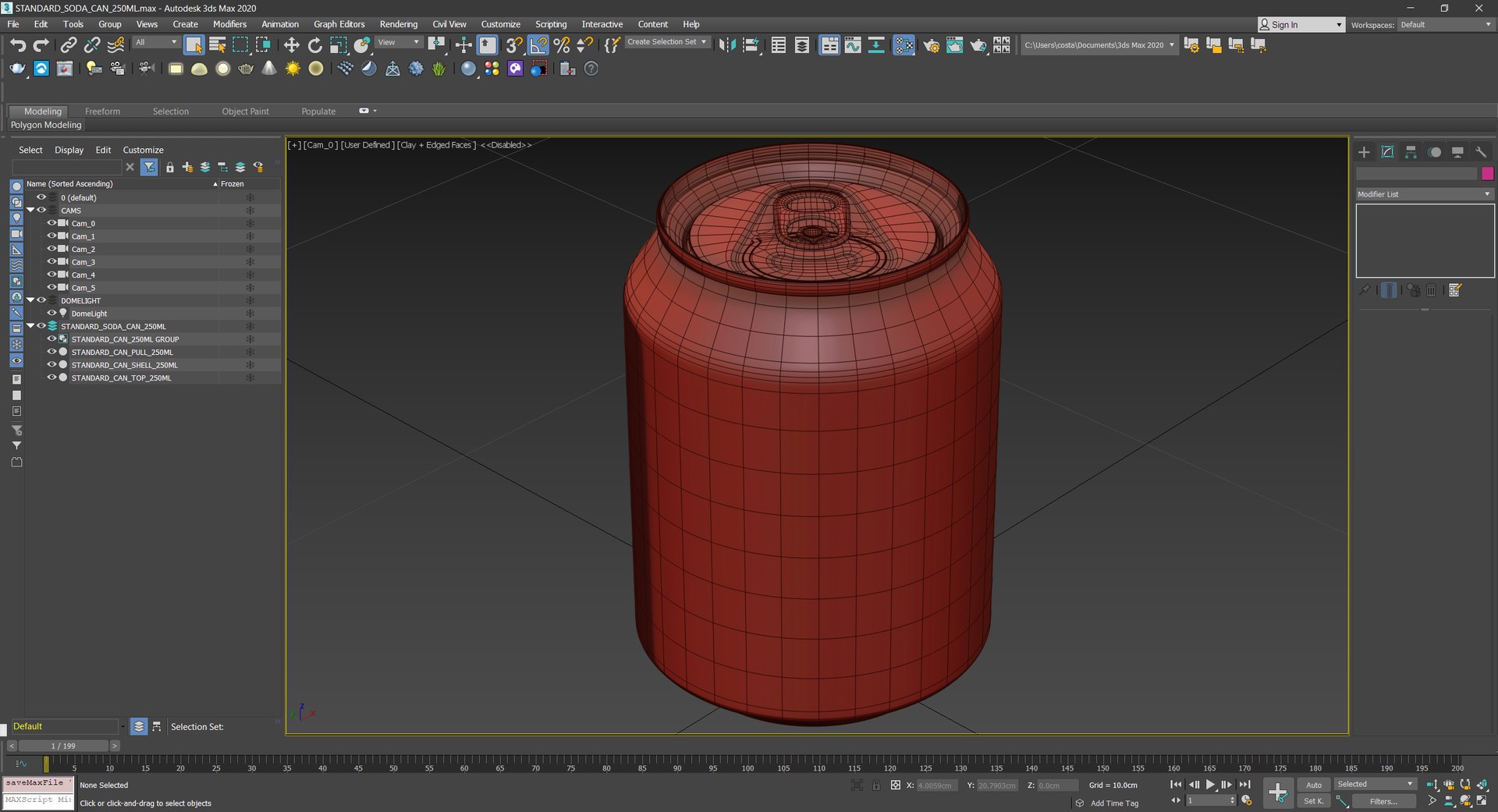 Standard Soda Can 250ml 3D Model - TurboSquid 2242604