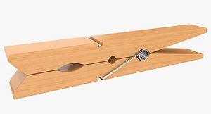 3d clothes pin