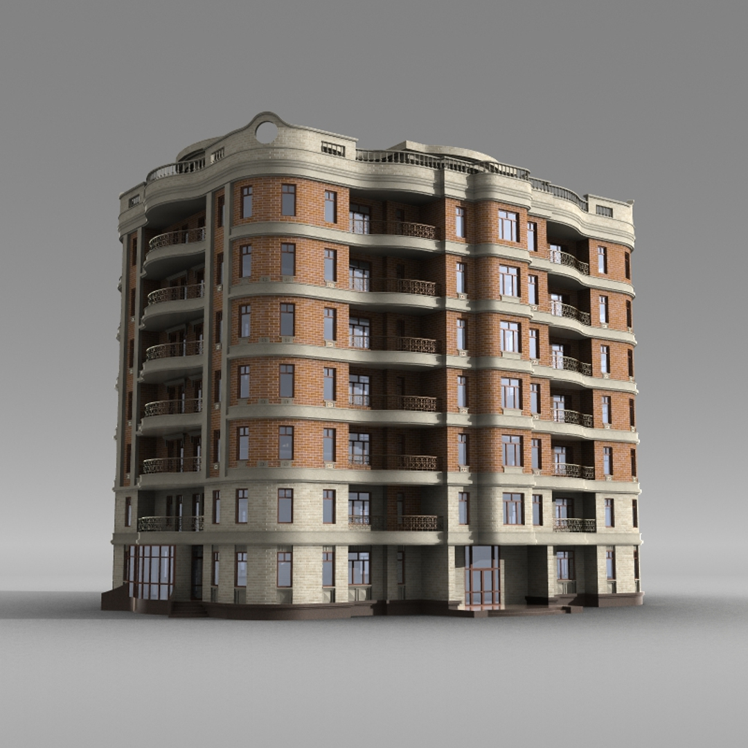 3d House Residence Model