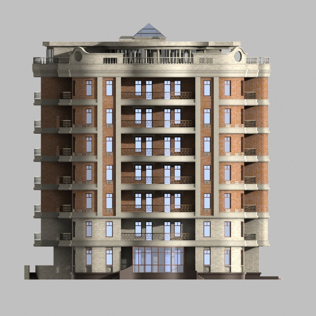 3d House Residence Model