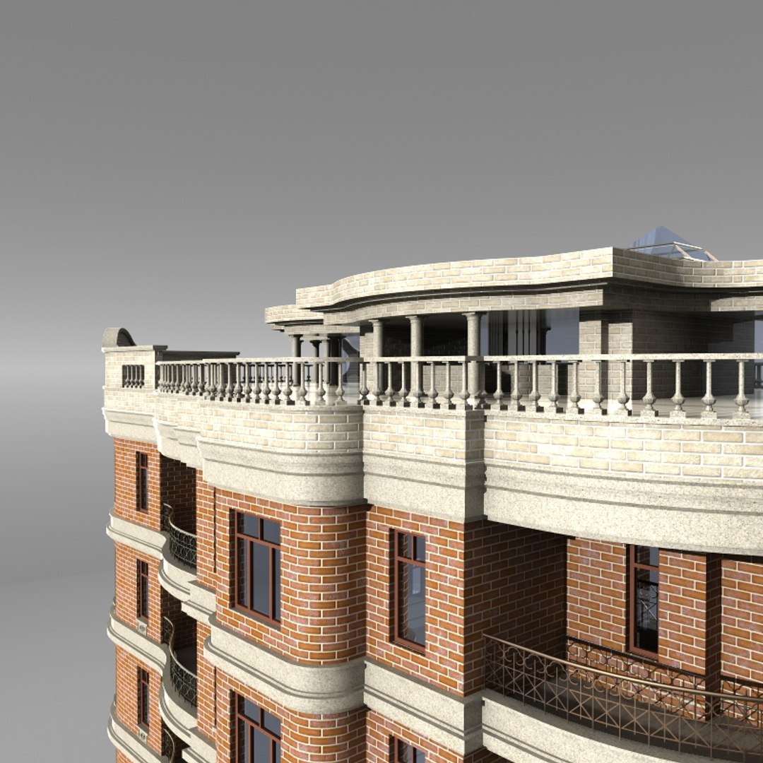 3d House Residence Model
