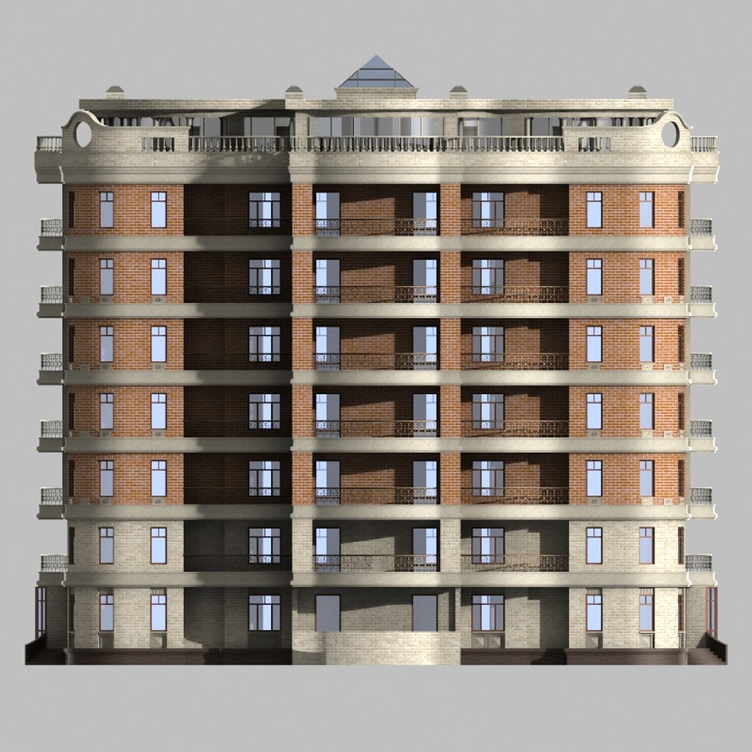 3d House Residence Model