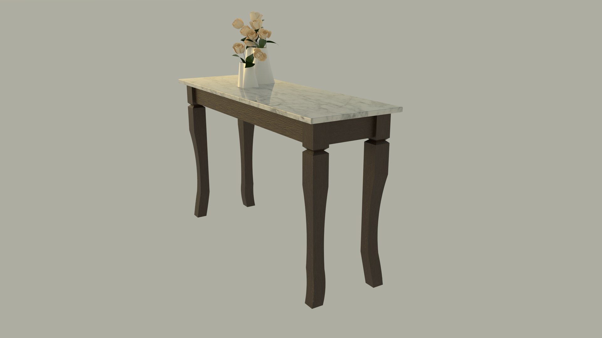 3D Model Classical Console Table - TurboSquid 2219119