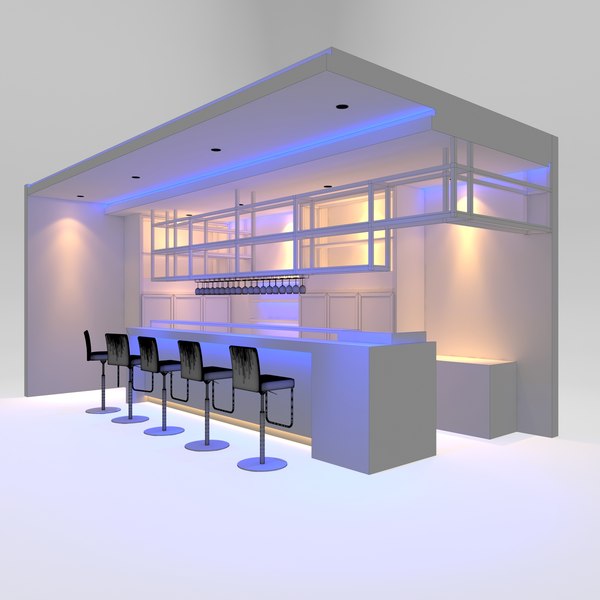 3D model Bar 1 - TurboSquid 1730616