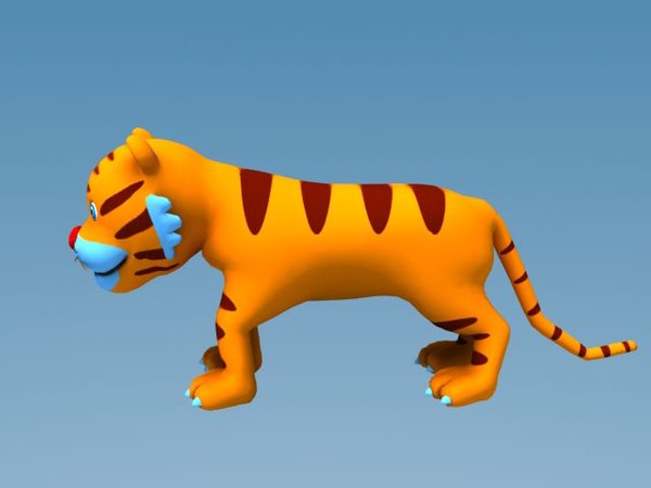 Tigre animado 2 3d Modelo 3D $199 - .max .fbx .dae .unknown .3ds