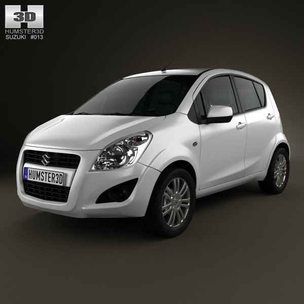 suzuki splash ritz 3d model