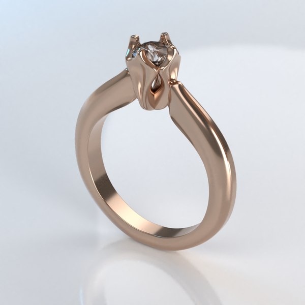 Gold ring model - TurboSquid 1403094