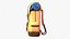 Backpack Travel 3D Illustration