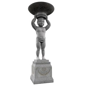 Classic boy statue