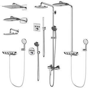 3D shower systems grohe set