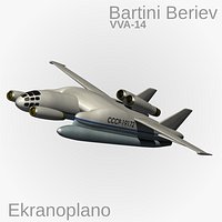 Ekranoplan Beriev VVA-14