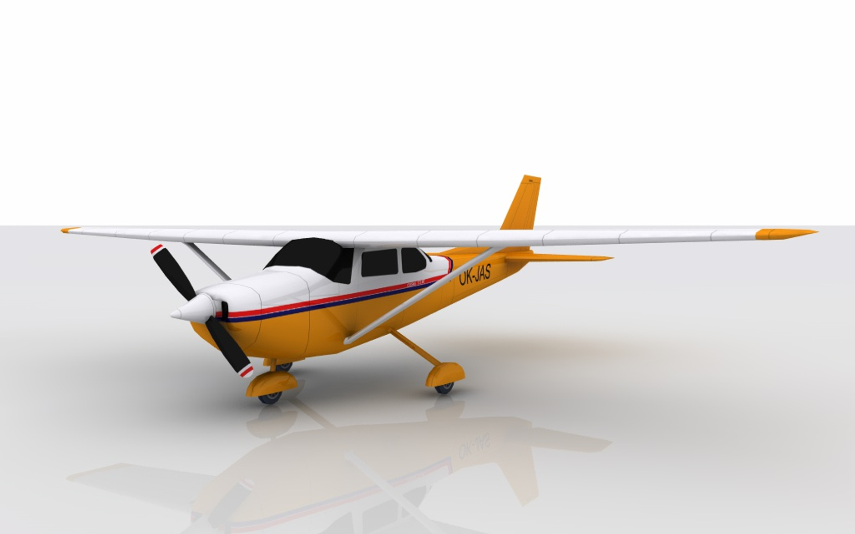 Cessna 172 3d Model