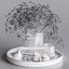 3D set bouquet gypsophila model