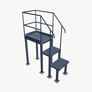3D model Stair case Ladder