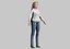 Pretty Cartoon woman V35514