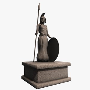 3ds max stone greek statue