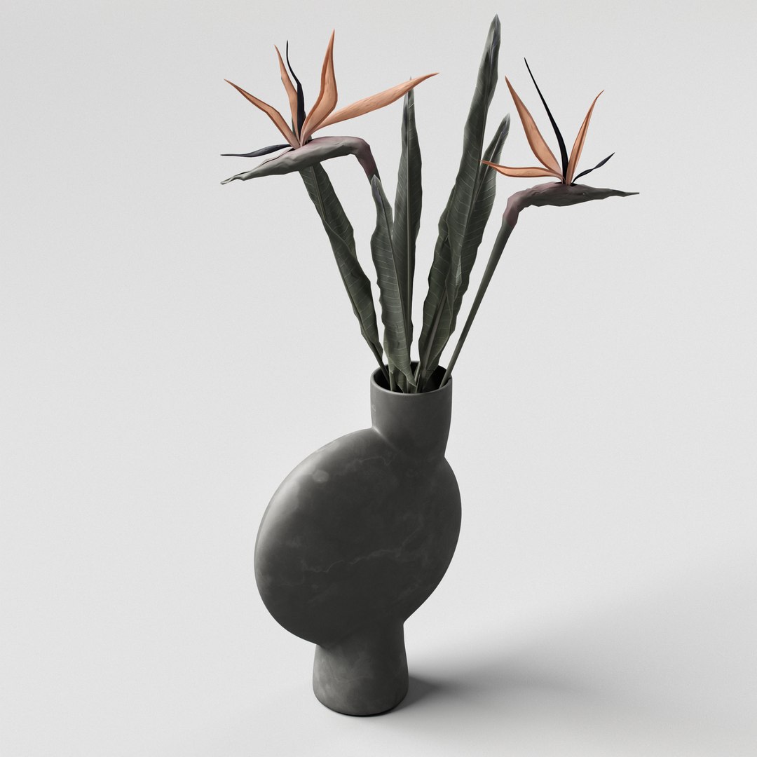 Decorative vase 18 model - TurboSquid 2172915