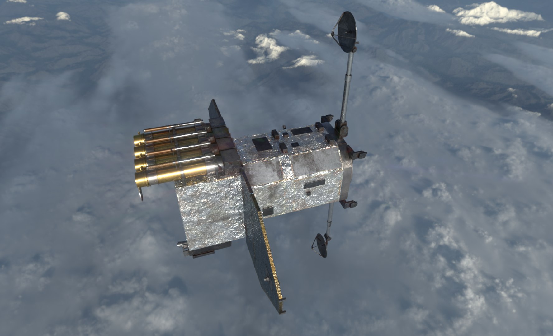 Solar Dynamics Observatory 3D Model - TurboSquid 1310940