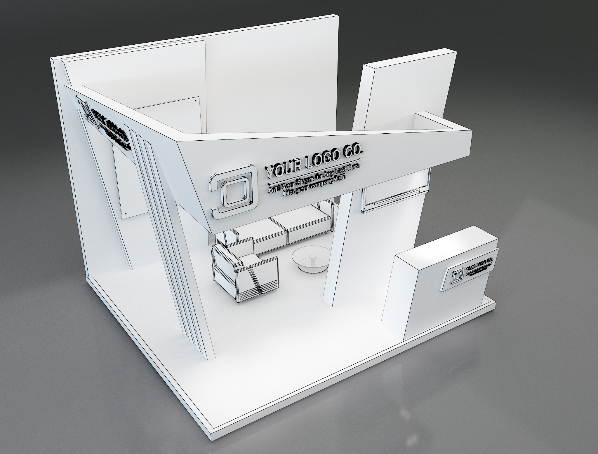 modelo 3d Stand de exposición stand a659c gratis - TurboSquid 2146338