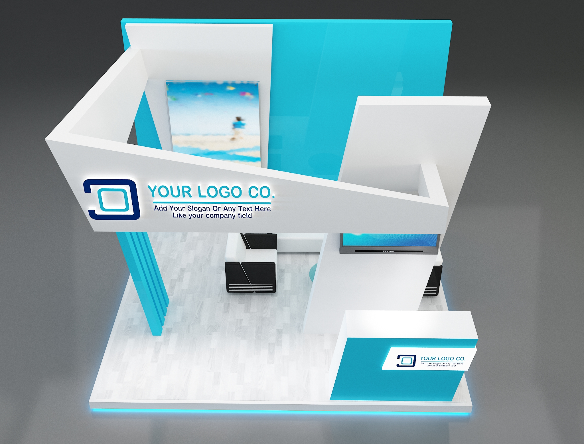 modelo 3d Stand de exposición stand a659c gratis - TurboSquid 2146338
