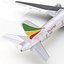 Эфиопские авиалинии Боинг 757-200F 3D-модель