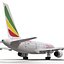 Эфиопские авиалинии Боинг 757-200F 3D-модель