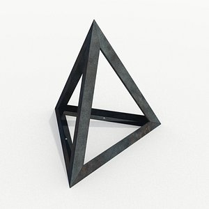 3d model barriers - tetraeder obstacle