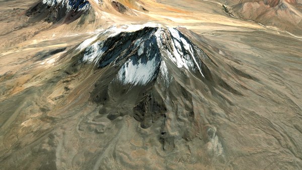 modelo 3d Volcán Tacora Chile Perú - TurboSquid 2329516