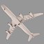 airbus a340-300 3d model
