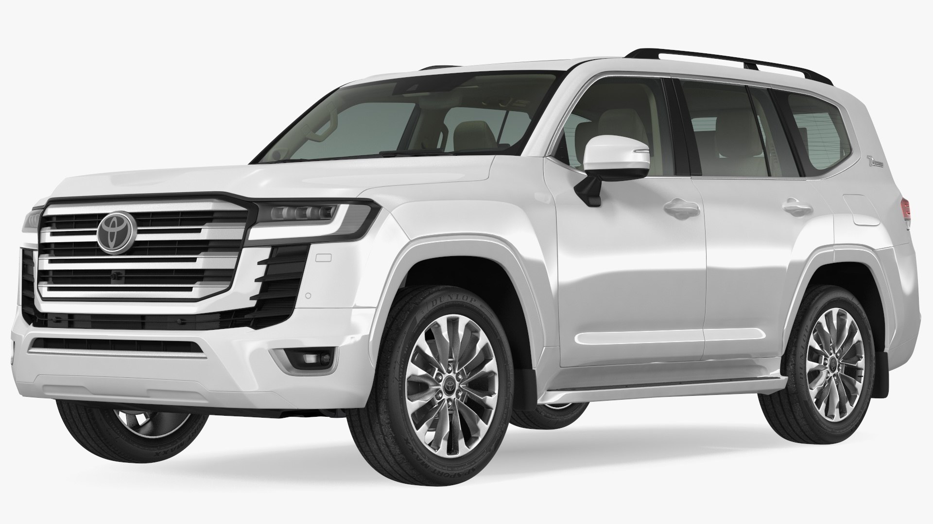 Toyota Land Cruiser 2022 Light On 3D model preview