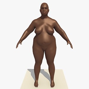 Rigged African Fat woman (April)