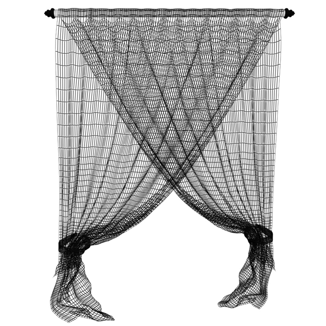 3dsmax Crossed Curtain