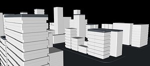 buildings city 3D model