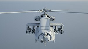 High Detalied Boeing AH-64 Apache Helicopter