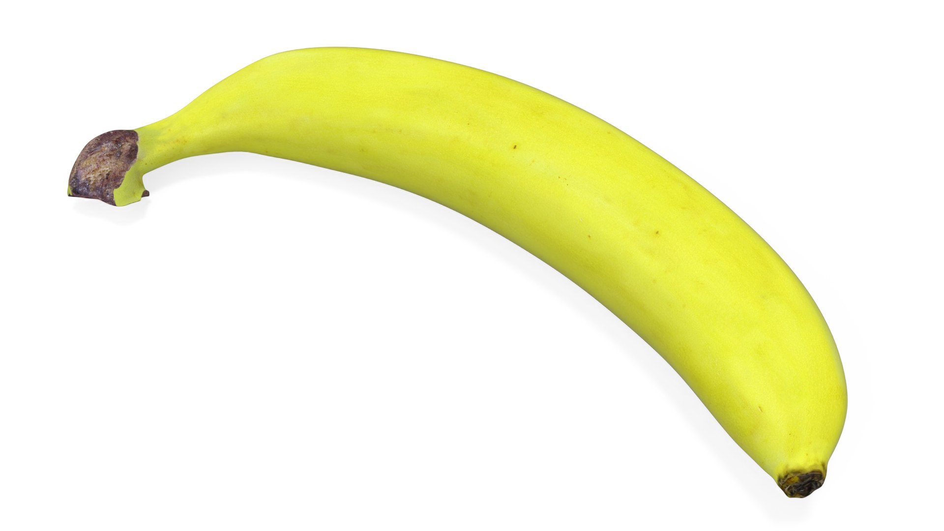 Underripe Banana 3D model preview
