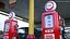Vintage Gasoline Dispenser Tower Red