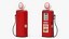 Vintage Gasoline Dispenser Tower Red