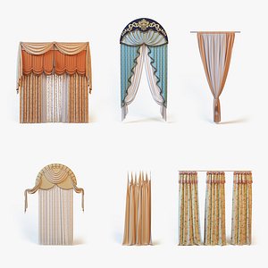3d model curtain